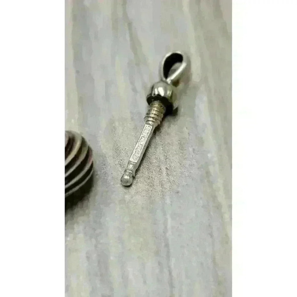 Lagos Caviar Sterling Silver Fluted Puffy Heart Perfume Pendant - Picture 6 of 6